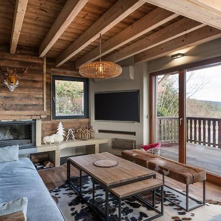 Luxueux Chalet Avec Vue Sur Les Pistes Et Le Hohneck Le Tholy Luaran gambar