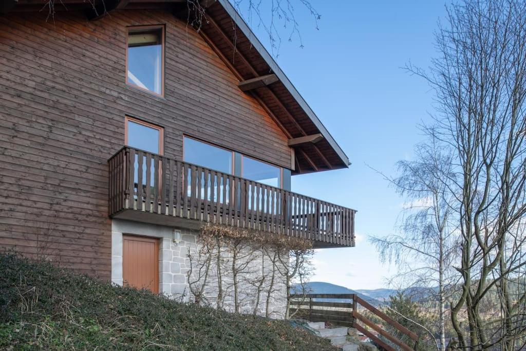 Luxueux Chalet Avec Vue Sur Les Pistes Et Le Hohneck Le Tholy Luaran gambar
