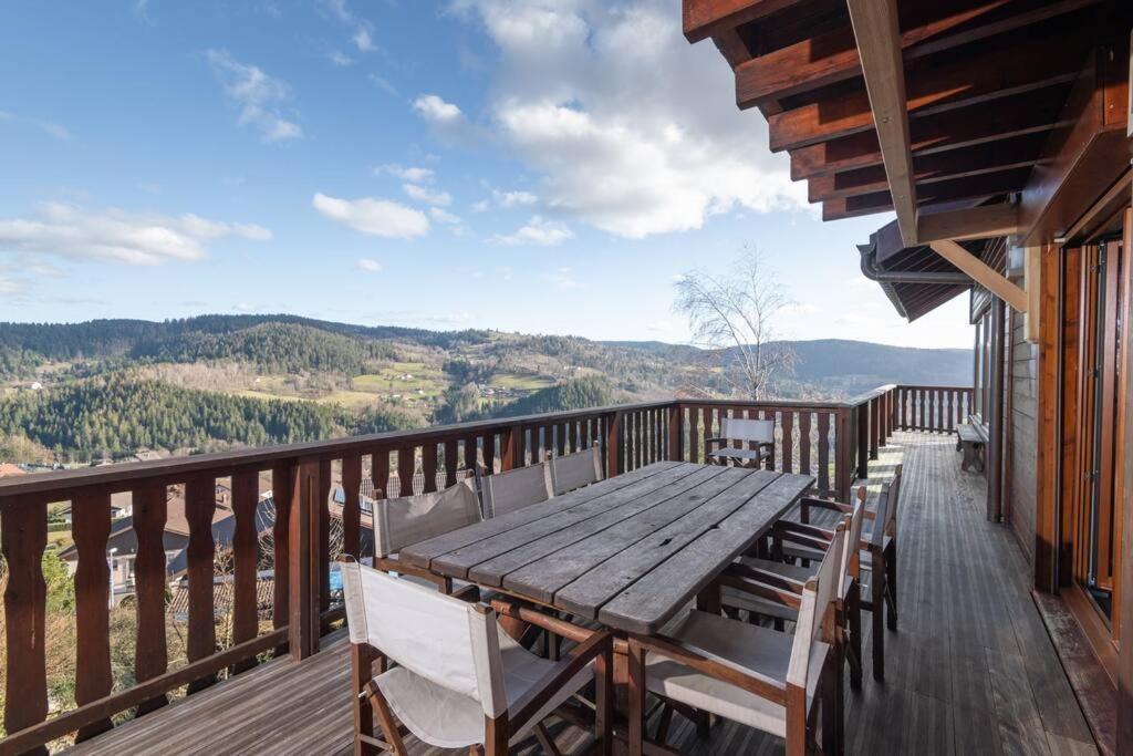 Luxueux Chalet Avec Vue Sur Les Pistes Et Le Hohneck Le Tholy Luaran gambar