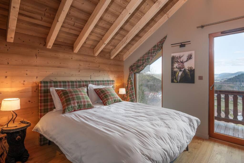Luxueux Chalet Avec Vue Sur Les Pistes Et Le Hohneck Le Tholy Luaran gambar