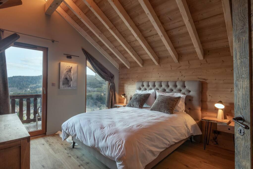 Luxueux Chalet Avec Vue Sur Les Pistes Et Le Hohneck Le Tholy Luaran gambar