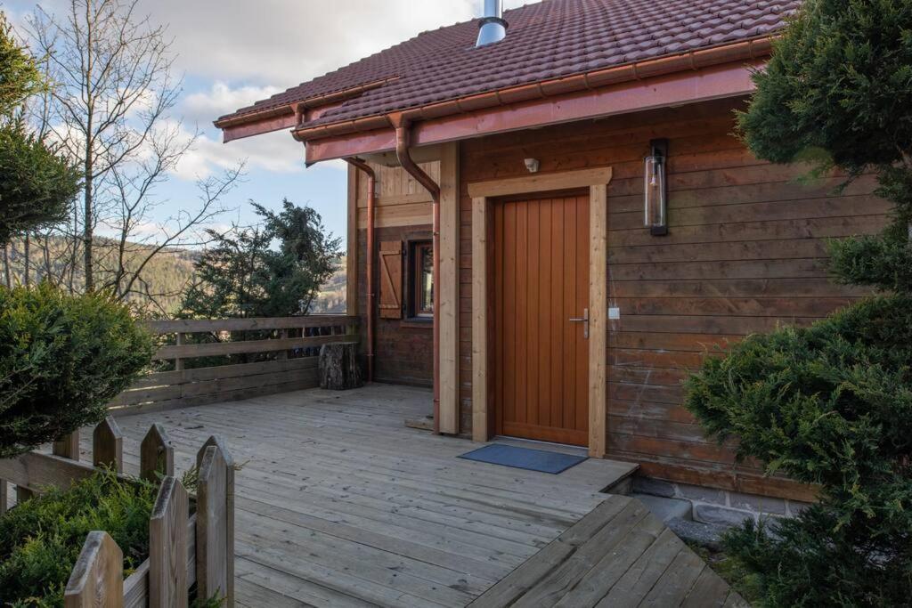 Luxueux Chalet Avec Vue Sur Les Pistes Et Le Hohneck Le Tholy Luaran gambar